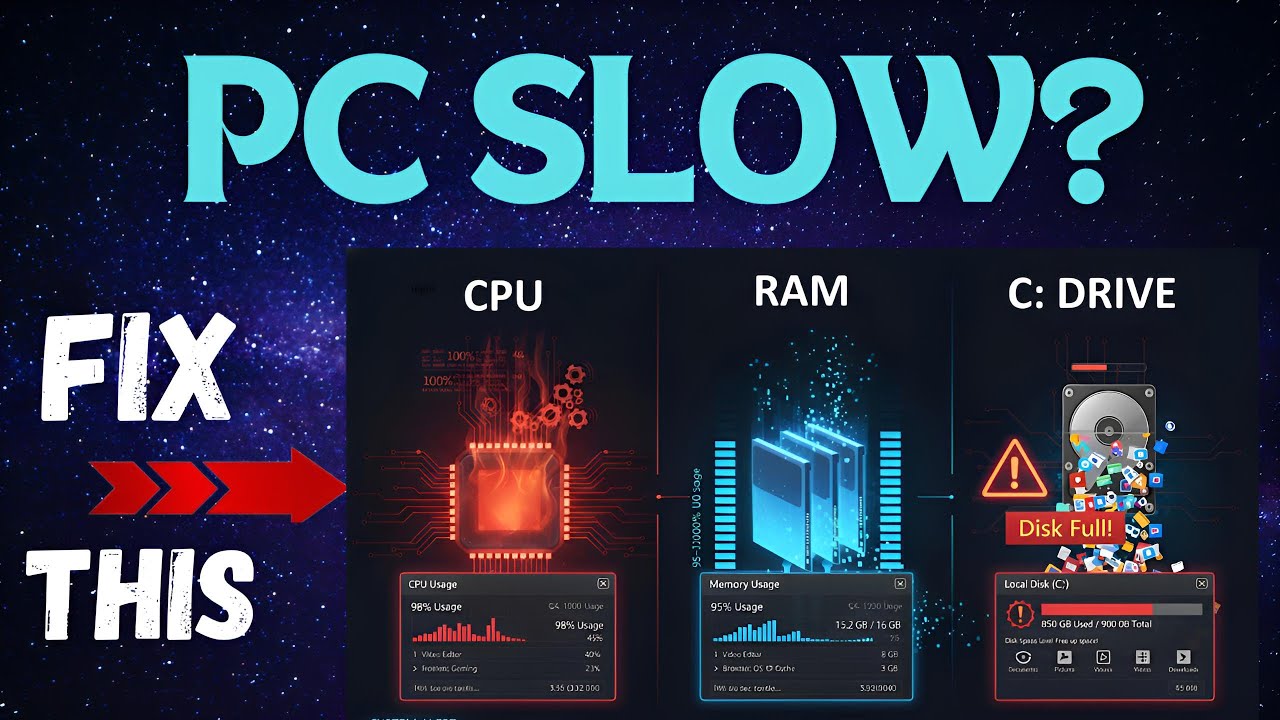 How to Fix Windows 11 / 10 Lagging and Slow Problem