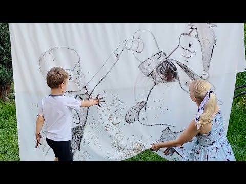 Георгий и анастасия бегма рисуют