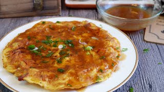 Quick \& Easy Egg Foo Young w\/ Gravy 芙蓉蛋 Chinese Omelette Recipe | Chinese Egg Recipe | Chinese Food
