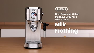 Gevi Espresso Coffee Machine 20 Bar ｜Your Guide to Silky Smooth Milk - GECME418EA-U