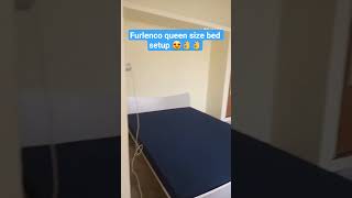 furlenco queen size bed setup review , best service 👌 #furlenco #bangalore #rentalproperty #rental
