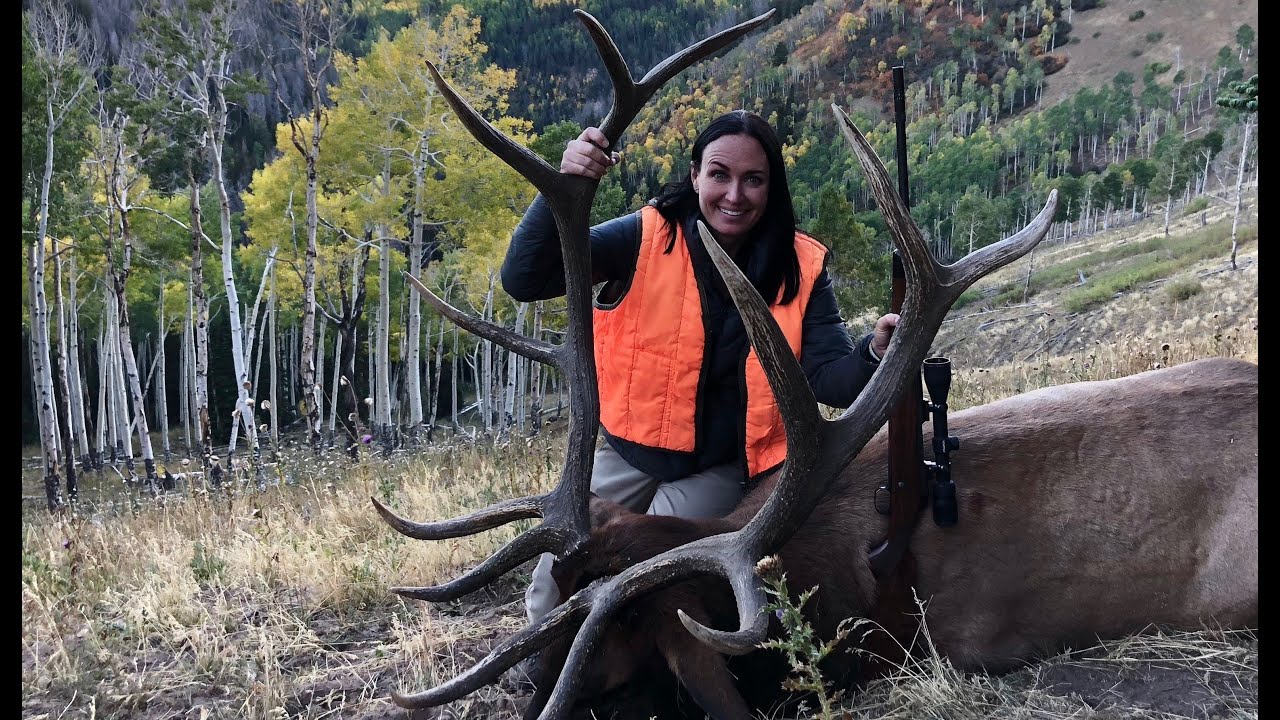 Utah Limited Entry Bull Elk Hunt 2018 Angelina's first elk YouTube