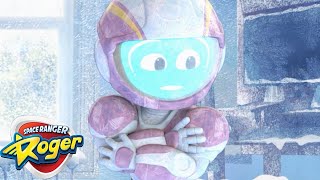 Space Ranger Roger&#39;s Icy Mission in the Air Ducts! | Funny Kids Cartoon Video