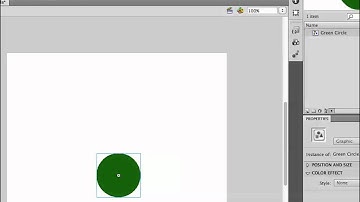 Learn to create motion tween and key frames in Flash