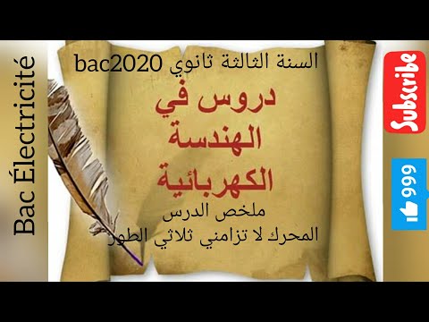 الدرس53 المحرك لا تزامني ثلاثي طور 