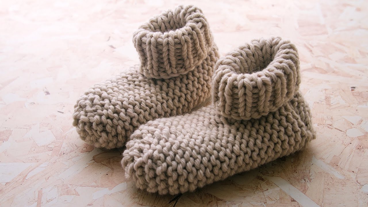 Two-Yarn Slippers | Spin Off
