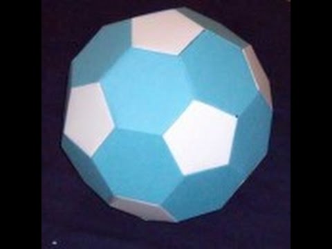 Tutorial Origami | Minge de fotbal