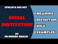 Social Institutions in Sociology Definition Roles & Examples |