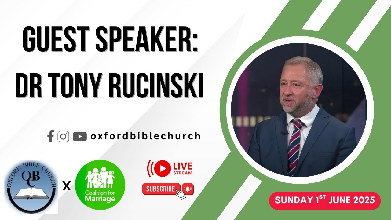 Thomas Rucinski Sunday 1st June 2025 - Guest Speaker: Dr Tony Rucinski - YouTube