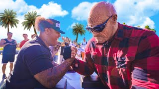 Can You Beat Old Man at ARM WRESTLING for $500?