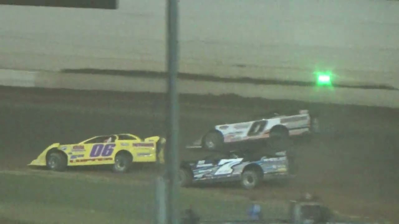Super Late models ULMS racing series B-Main race Bedford Speedway (Drake Troutman)
