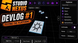 Studio Nexus Devlog #1 - Testing the Platform