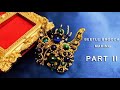 Vintage beetle brooch making tutorial | bead embroidery beetle brooch | handcrafted jewelry making