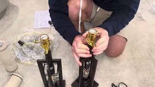 Unboxing & Assembling the ROTTOGOON Set of 2 Table Lamps