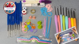 Complete Knitting Crochet Set Unboxing with Soft Grip Handle Hooks & Tapestry for Hand Knitted | CCI screenshot 4
