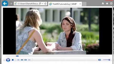 Adding Windows Media Player to your Website