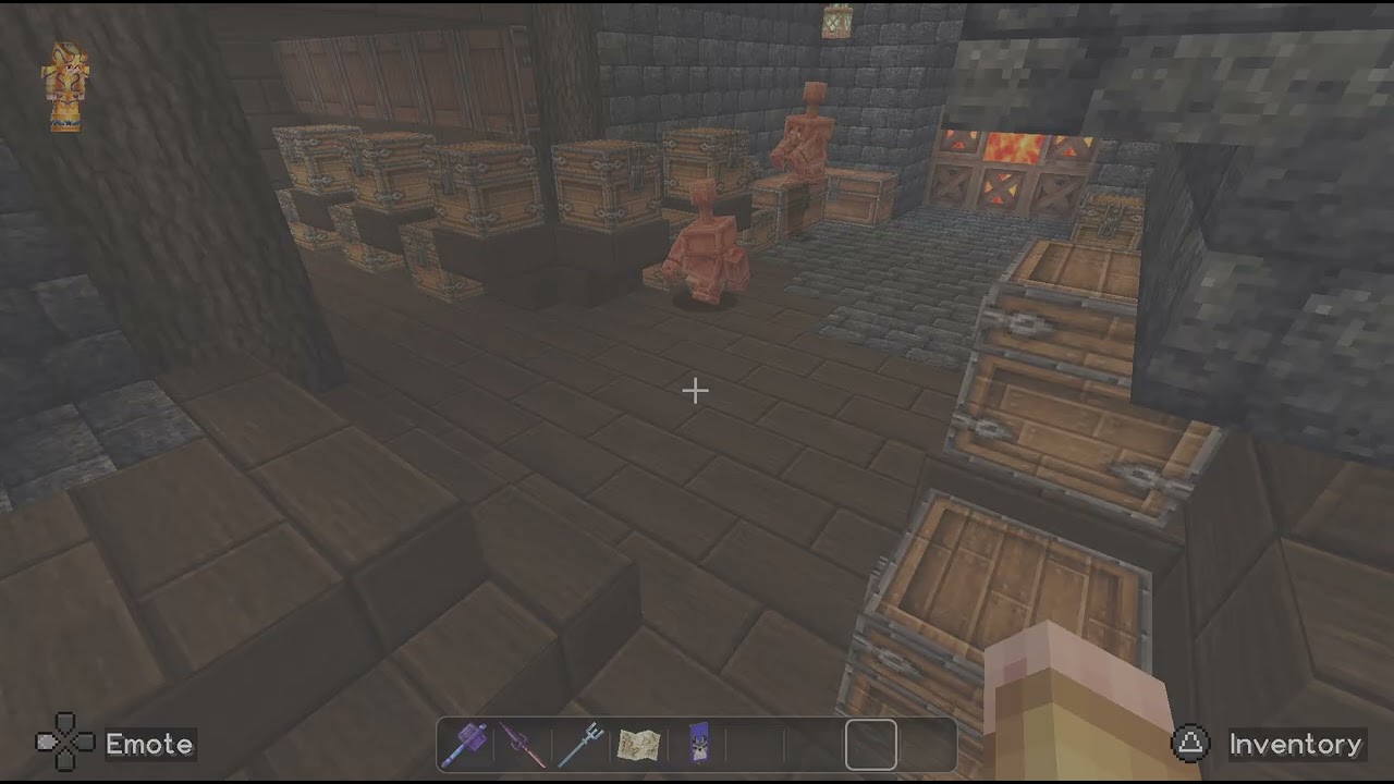 Minecraft copper golems organizing for 15 minutes