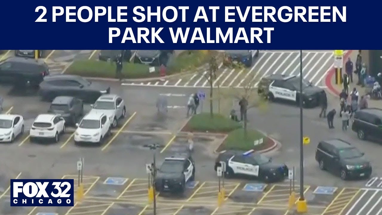2 people shot at Evergreen Park Walmart; suspect in custody