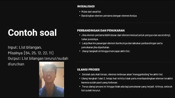 ALGORITMA PSEUDOCODE MENGURUTKAN BILANGAN | KELOMPOK 12 SI24B UNIVERSITAS BUANA PERJUANGAN KARAWANG