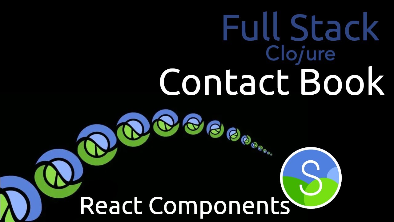 Full Stack Clojure Contact Book - [5] React Components - YouTube