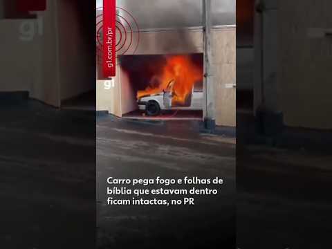 OLHA ISSO, CARRO PEGA FOGO E FOLHAS DA BÍBLIA NAO QUEIMAM