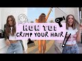 HOW TO CRIMP YOUR HAIR | Emma Rose