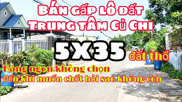 Nhà đất củ chi | giá rẻ | giới thiệu | Lô đất nền 5x35 nằm tại khu Việt Kiều Củ Chi có 166m thổ cư
