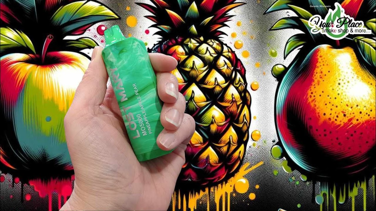 Lost Mary Pineapple Apple Pear🌬️ Disposable Vape🌬️ Review by Your Place LLC🌬️