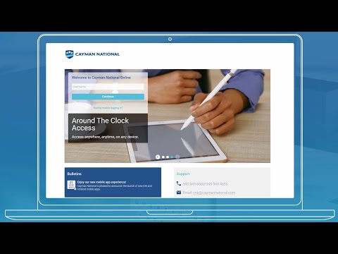Cayman National Online Banking Desktop Tutorial