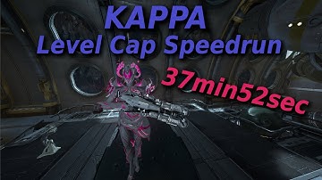 [Old WR] 37min52sec Squad Kappa Disruption Level Cap Speedrun | Warframe