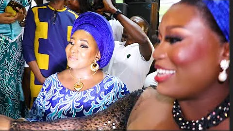 Actress Mide Martins Showed Off Her Incredible Dancing Talent At Adeniyi Johnson’s Twins’ Naming