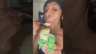 Sour Patch Kids Grape Sorbet- Only 3 Ingredients
