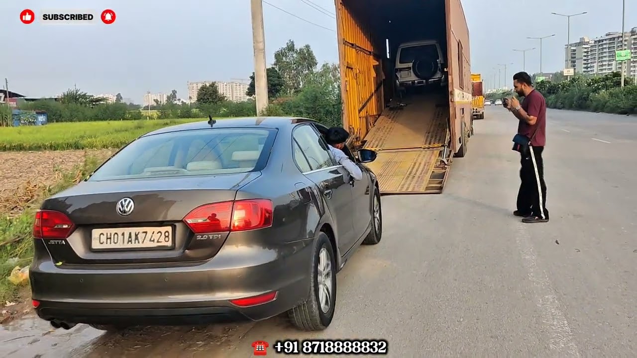 Volkswagen Jetta Car Transport Service Chandigarh to Bangalore Door Delivery