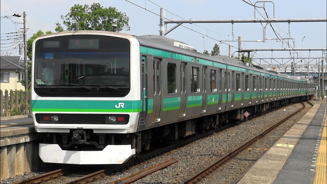 4K】JR常磐快速線・成田線用E231系 機器未更新車(三菱IGBT-VVVF