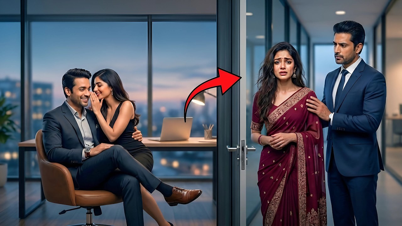 बेचारी पत्नी को सबके सामने धोखा मिला… तभी चेयरमैन उसे अपने साथ ले गया! 😱