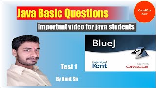 Java test question by Amit sir. Java ClassWithAmit . java practice questions. Blue java questions.