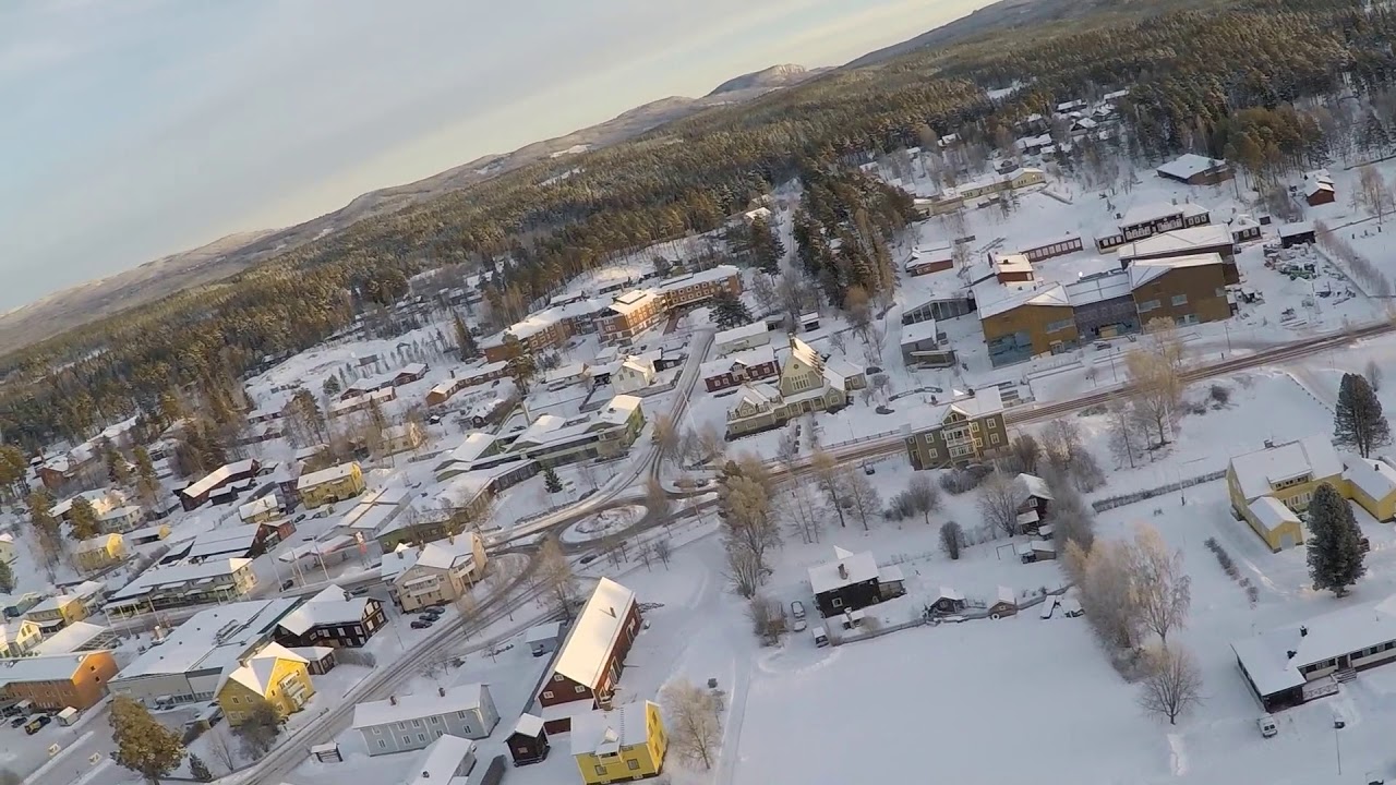 Gyroflyg över Älvdalen och Sälenfjällen