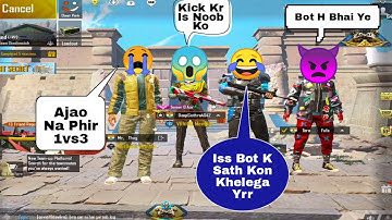 Random Conqueror Pro Player Call Me Noob and I Challenge For TDM Room 1vs3 | PUBG Mobile | Part 2