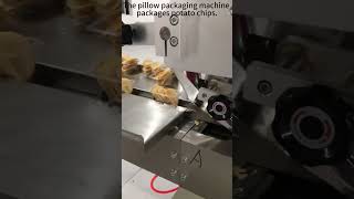 Candy Chocolate Rice Cake Seaweed Roll Servo Pillow Packing Machine #machine #cleanerfillingmachine