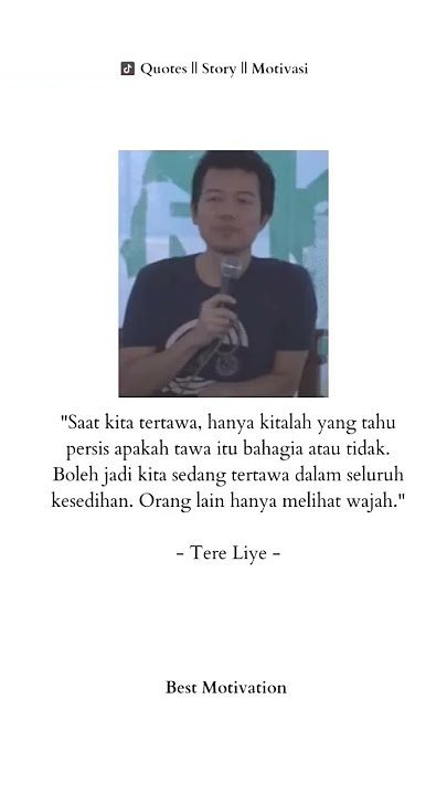 quotes motivasi Tere Liye #quotes #vidioshort #shorts