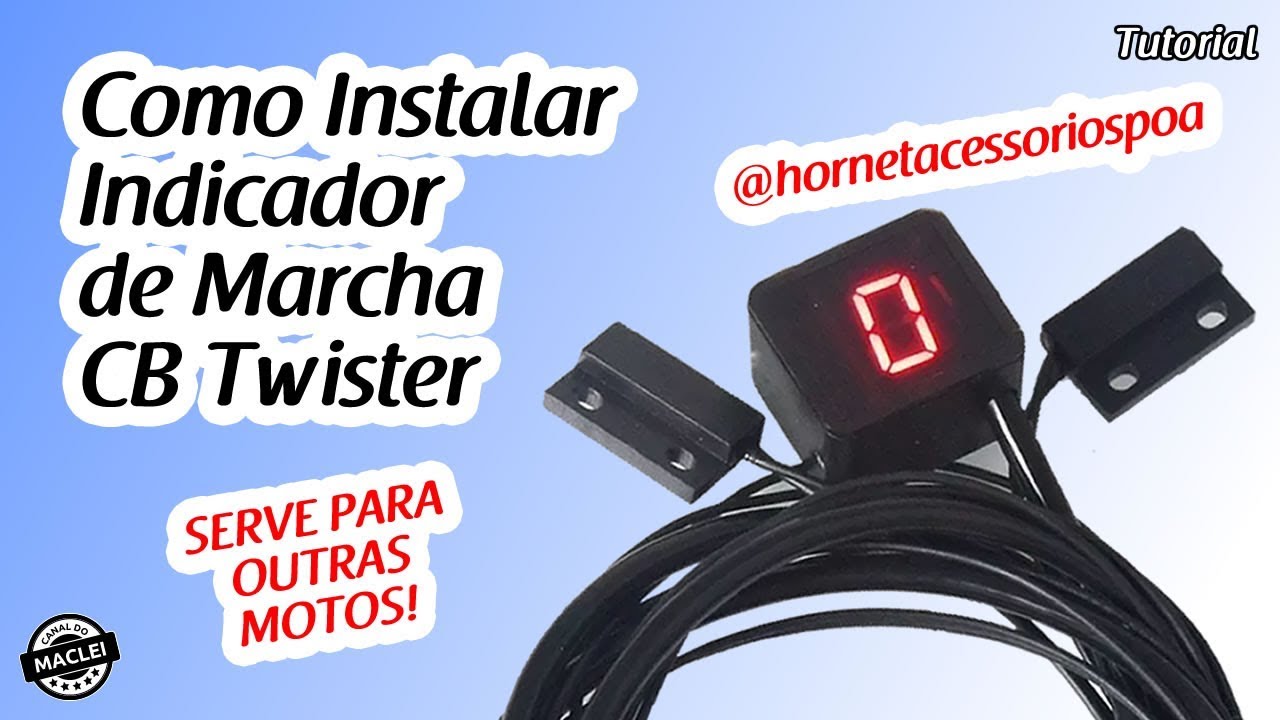 COMO INSTALAR INDICADOR DE MARCHA NA CB TWISTER