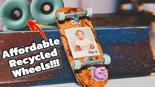 Recycled Skateboard Wheels For Your Fingerboard!!!