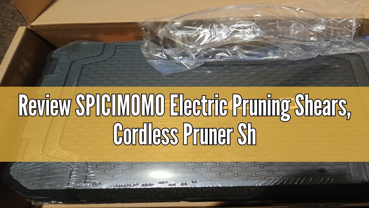 Review SPICIMOMO Electric Pruning Shears, Cordless Pruner Shears, 1.18 inch Professional Heavy Duty