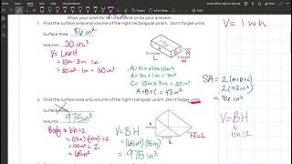 Math 8 unit 9 and 10 study guide video