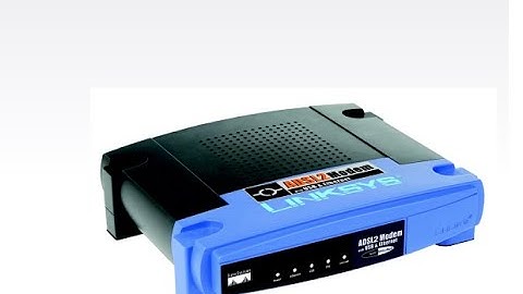 How to configure Linksys ADSL modem ADSL2MUE