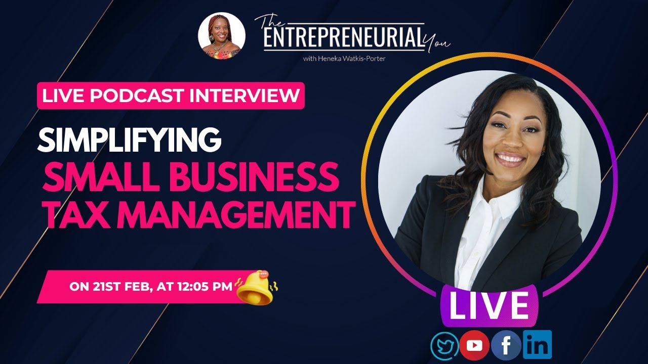 Simplifying Small Business Tax Management YouTube