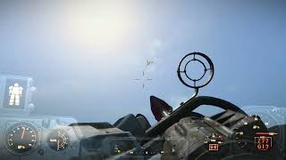 Fallout 4 / VATS fun with Tessa / Explosive Minigun.