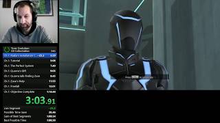 Tron: Evolution - All Collectables - 1:11:30 PB run