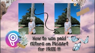 How to use paid filters on PicsArt app for FREE !!! ( PICSART EDITING TUTORIAL IOS & ANDROID) screenshot 4