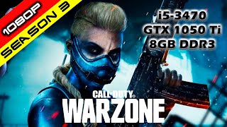 i5-3470 | GTX 1050 Ti | 8GB | CALL of Duty Warzone | Season 3 | Performance test | T-200 Gaming PC